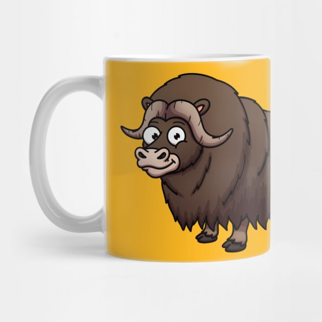 Cute Musk Ox by TheMaskedTooner